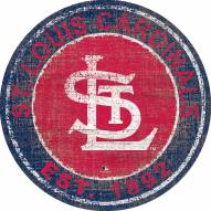 St. Louis Cardinals 24" Heritage Logo Round Sign