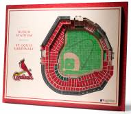 St. Louis Cardinals 5-Layer StadiumViews 3D Wall Art