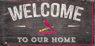 St. Louis Cardinals 6" x 12" Welcome Sign