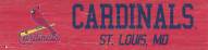 St. Louis Cardinals 6" x 24" Team Name Sign
