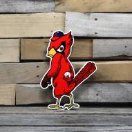 St. Louis Cardinals Angry Bird 12" Steel Logo Sign