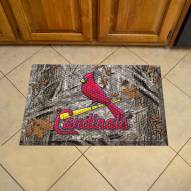 St. Louis Cardinals Camo Scraper Door Mat