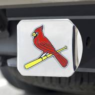 St. Louis Cardinals Chrome Color Hitch Cover