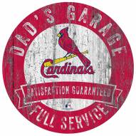 St. Louis Cardinals Dad's Garage Sign