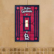 St. Louis Cardinals Glass Single Light Switch Plate Cover