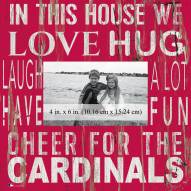 St. Louis Cardinals In This House 10" x 10" Picture Frame