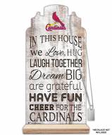 St. Louis Cardinals In This House Mask Holder