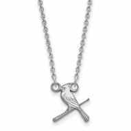 St. Louis Cardinals Sterling Silver Small Pendant Necklace
