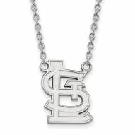 St. Louis Cardinals Sterling Silver Large Pendant Necklace