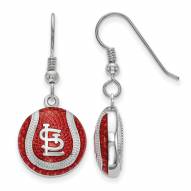 St. Louis Cardinals Sterling Silver Dangle Earrings