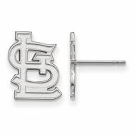 St. Louis Cardinals Sterling Silver Small Post Earrings