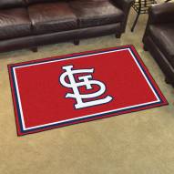 St. Louis Cardinals "STL" 4' x 6' Area Rug