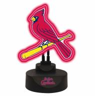 St. Louis Cardinals Team Logo Neon Light