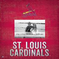 St. Louis Cardinals Team Name 10" x 10" Picture Frame