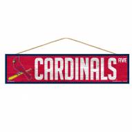 St. Louis Cardinals Wood Avenue Sign