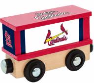 St. Louis Cardinals Wood Box Car Train