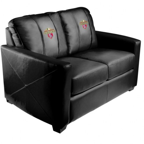 St. Louis Cardinals XZipit Silver Loveseat with Champs Logo