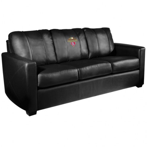 St. Louis Cardinals XZipit Silver Sofa with Champs Logo