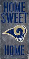 Los Angeles Rams Home Sweet Home Wood Sign