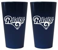 Los Angeles Rams Lusterware Pint Glass - Set of 2