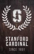 Stanford Cardinal 11" x 19" Laurel Wreath Sign