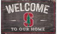 Stanford Cardinal 11" x 19" Welcome to Our Home Sign