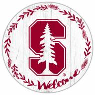 Stanford Cardinal 12" Welcome Circle Sign