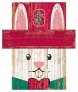 Stanford Cardinal 19" x 16" Easter Bunny Head