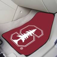 Stanford Cardinal 2-Piece Carpet Car Mats