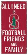 Stanford Cardinal 6" x 12" Friends & Family Sign