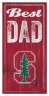 Stanford Cardinal Best Dad Sign