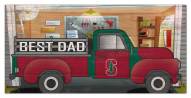 Stanford Cardinal Best Dad Truck 6" x 12" Sign