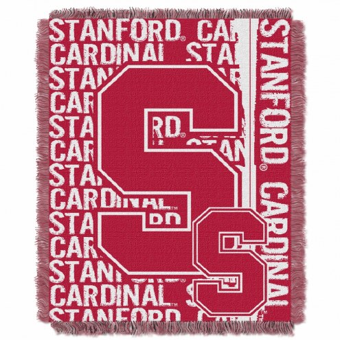 Stanford Cardinal Double Play Woven Throw Blanket
