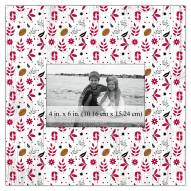 Stanford Cardinal Floral Pattern 10" x 10" Picture Frame