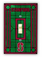 Stanford Cardinal Glass Single Light Switch Plate Cover