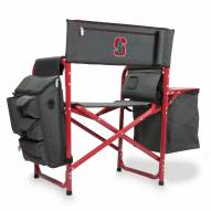 Stanford Cardinal Gray/Red Fusion Folding Chair