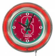 Stanford Cardinal Neon Clock