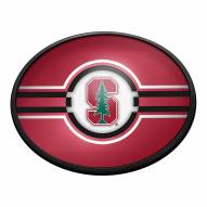 Stanford Cardinal Oval Slimline Lighted Wall Sign
