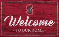 Stanford Cardinal Team Color Welcome Sign