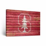 Stanford Cardinal Weathered Canvas Wall Art