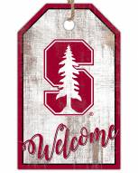 Stanford Cardinal Welcome Team Tag 11" x 19" Sign