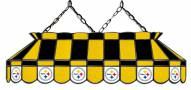 Pittsburgh Steelers NFL Team 40" Rectangular Stained Glass Shade