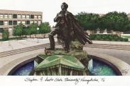 Stephen F. Austin State Lumberjacks Campus Images Lithograph