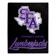 Stephen F. Austin State Lumberjacks Signature Raschel Throw Blanket