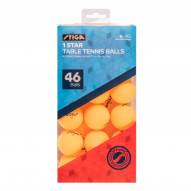 Stiga 46-Pack Table Tennis Balls - Orange