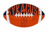 Syracuse Orange 12" Football Cutout Sign