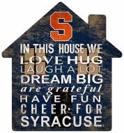 Syracuse Orange 12" House Sign