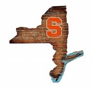 Syracuse Orange 12" Roadmap State Sign