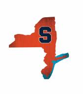 Syracuse Orange 12" Team Color Logo State Sign