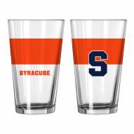 Syracuse Orange 16 oz. Colorblock Pint Glass